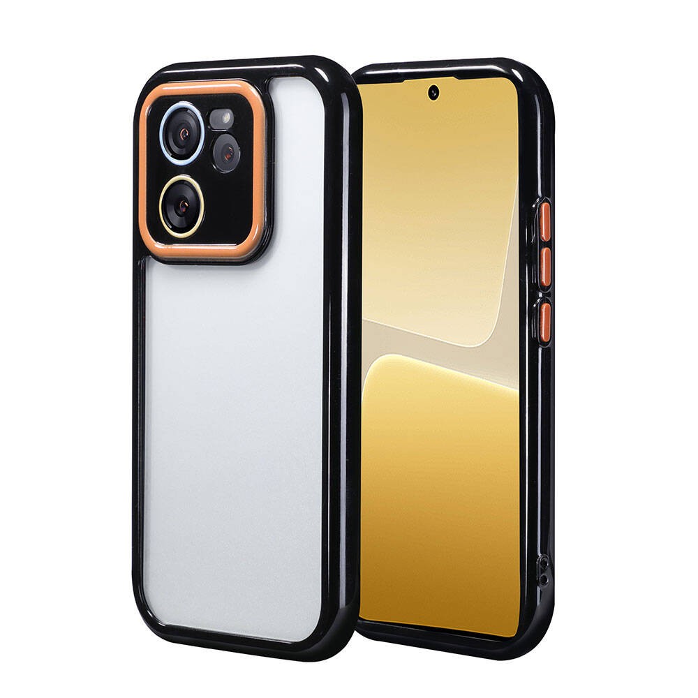 Xiaomi Mi 13T Kamera Korumalı Renkli Kenar ve Çerçeve Tasarımlı Zore Vitamin Kılıf