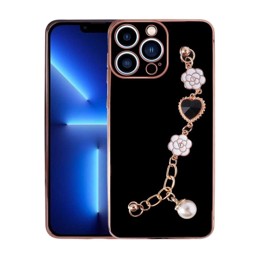 iPhone 13 Pro El Tutamaçlı Kamera Korumalı Zore Taka Silikon Kılıf