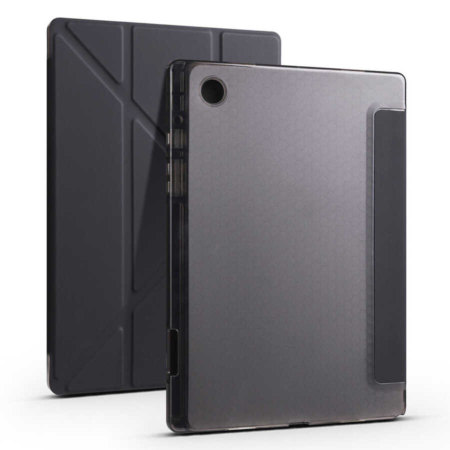 Galaxy Tab A8 10.5 SM-X200 (2021)  Zore Tri Folding Kalem Bölmeli Standlı