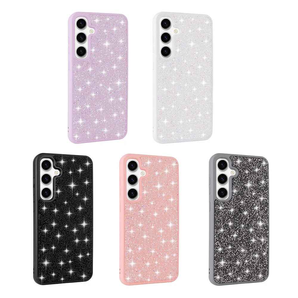 Galaxy S24 Parlak Taşlı Tasarım Zore Pırlanta