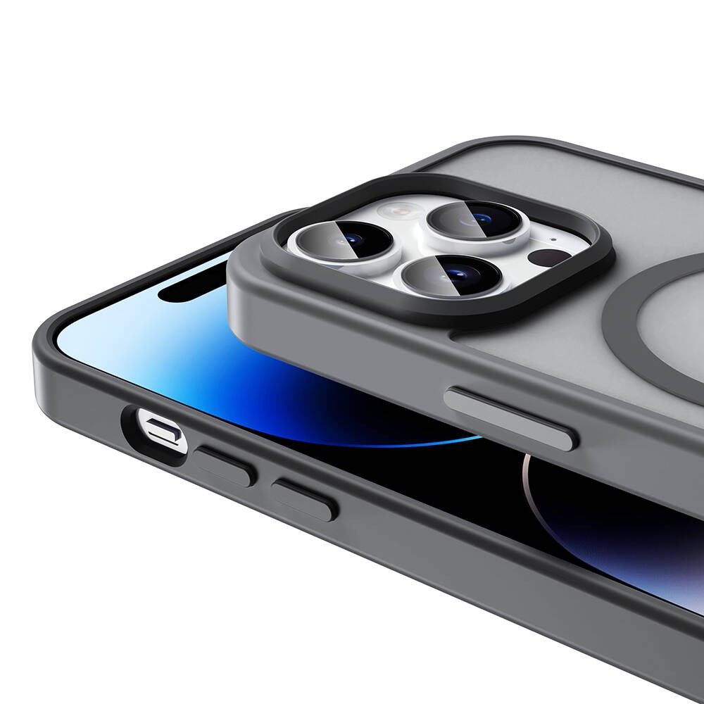 iPhone 14 Pro Max Uyumlu Magsafe Şarj Özellikli Mat Arka Yüzey Zore Sio Kılıf