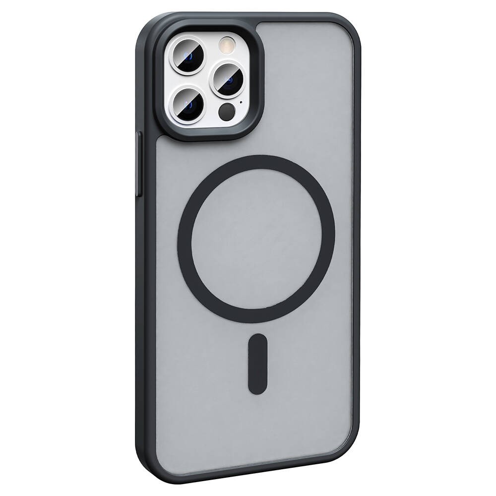 iPhone 11 Pro Max Case Magsafe Charging Featured Matte Back Surface Zore Sio Case