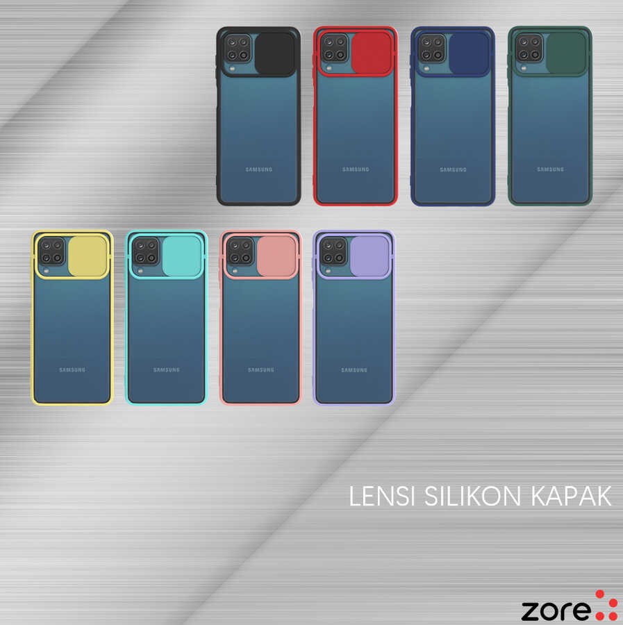 Galaxy A12 Kılıf Zore Lensi Kılıf