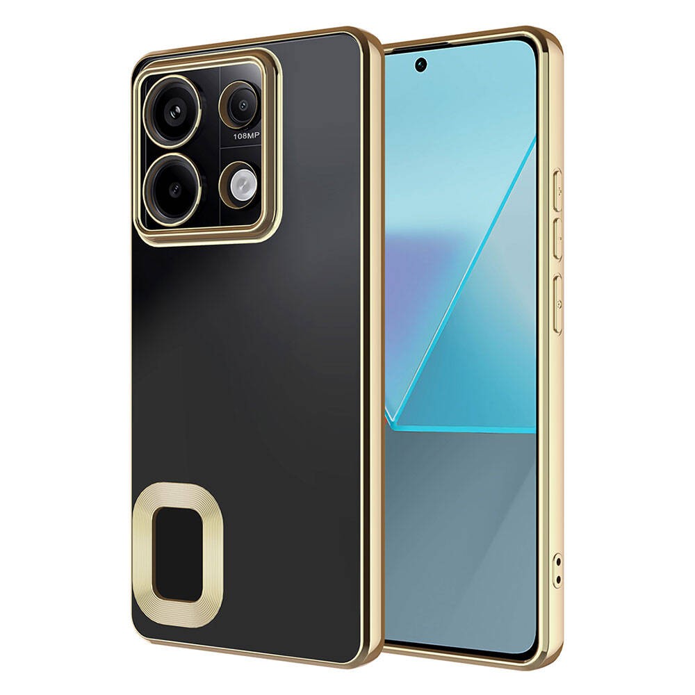 Xiaomi Redmi Note 13 4G Kamera Korumalı Logo Gösteren Zore Omega Kılıf