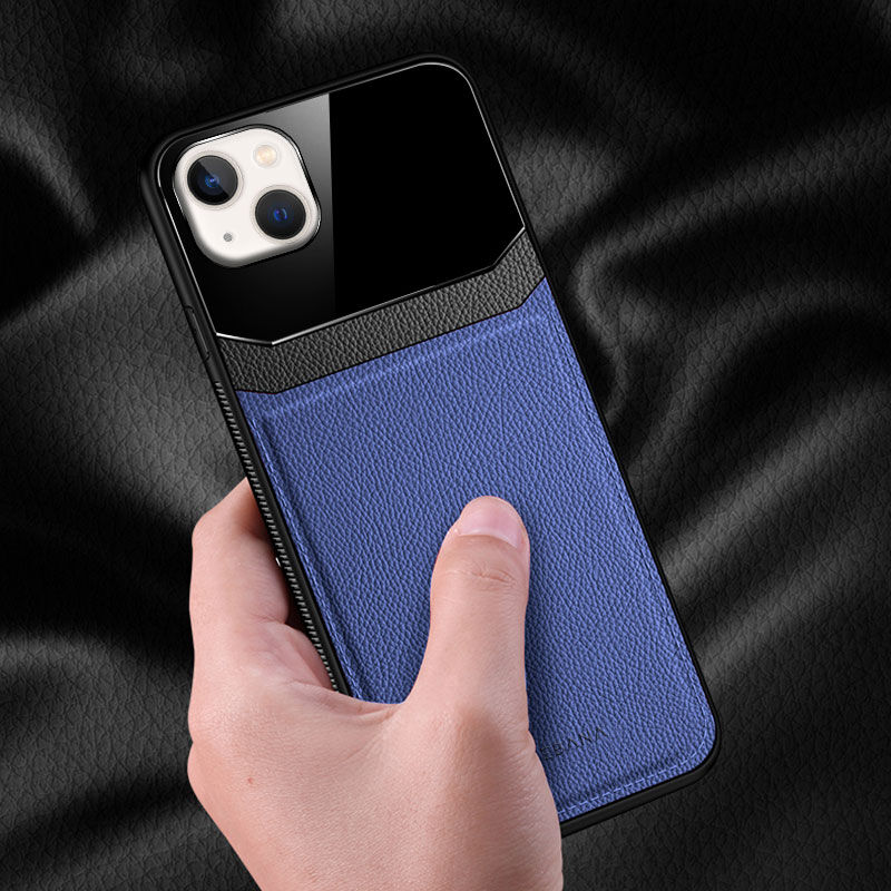 Apple iPhone 13 Uyumlu Zebana Lens Pu Deri Kılıf