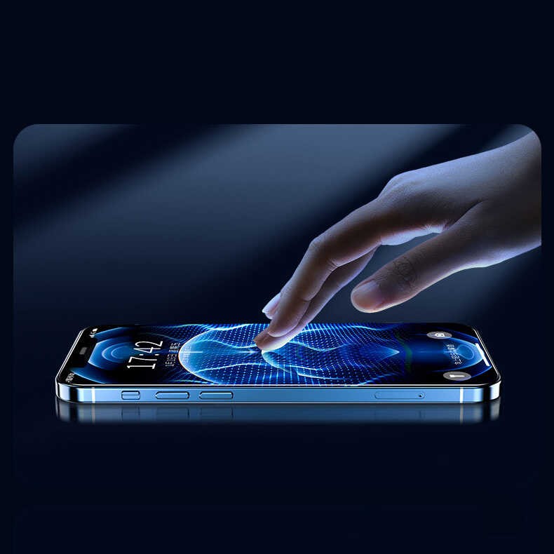 iPhone 14 Plus Zore Fit Hard Mat Privacy Cam Ekran Koruyucu