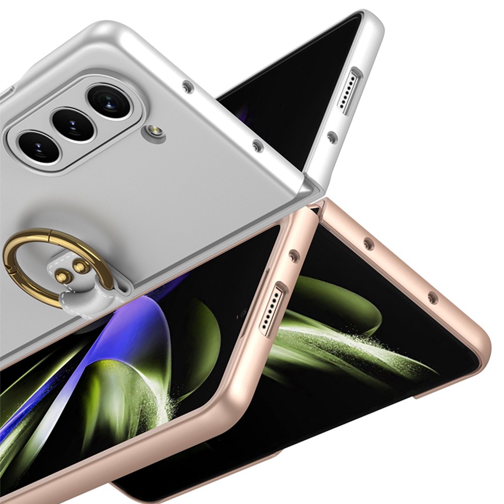 Galaxy Z Fold 5 Zore Kıpta Yüzüklü Flip Sert