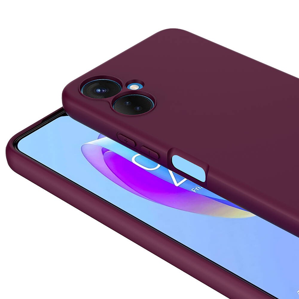 Tecno Spark 9 Pro Zore Mara Kadife Lansman Kılıf