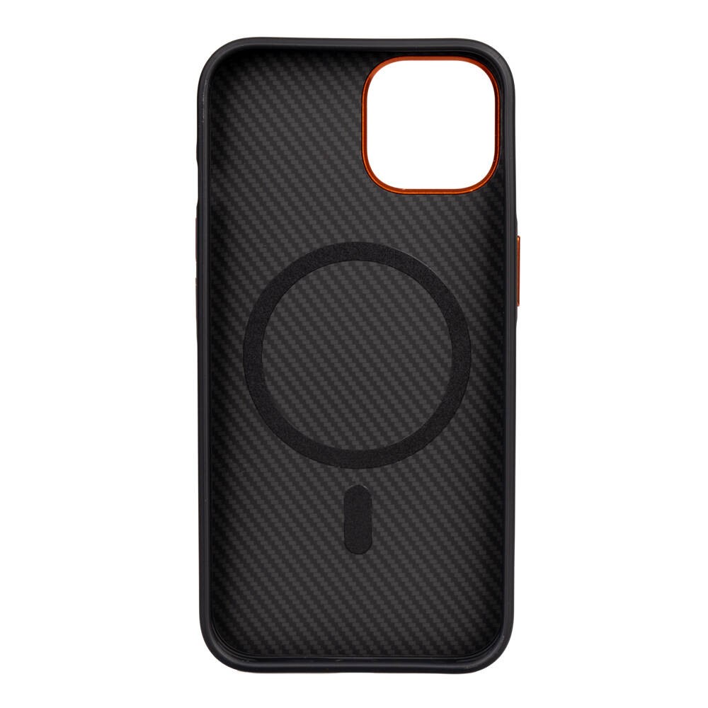 iPhone 14 Case Carbon Fiber Look Zore Camping Case with Magsafe Charging Feature