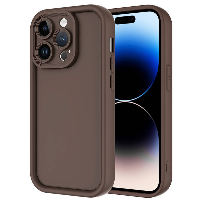 iPhone 15 Pro Max Uyumlu RNS Kılıf Kamera Korumalı Zore Ananas Kapak