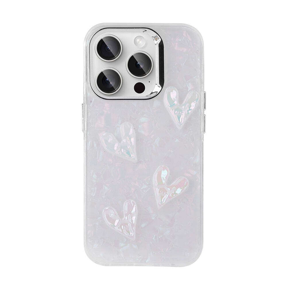 iPhone 15 Pro Max Kabartma Figürlü Parlak Zore Eralli Silikon