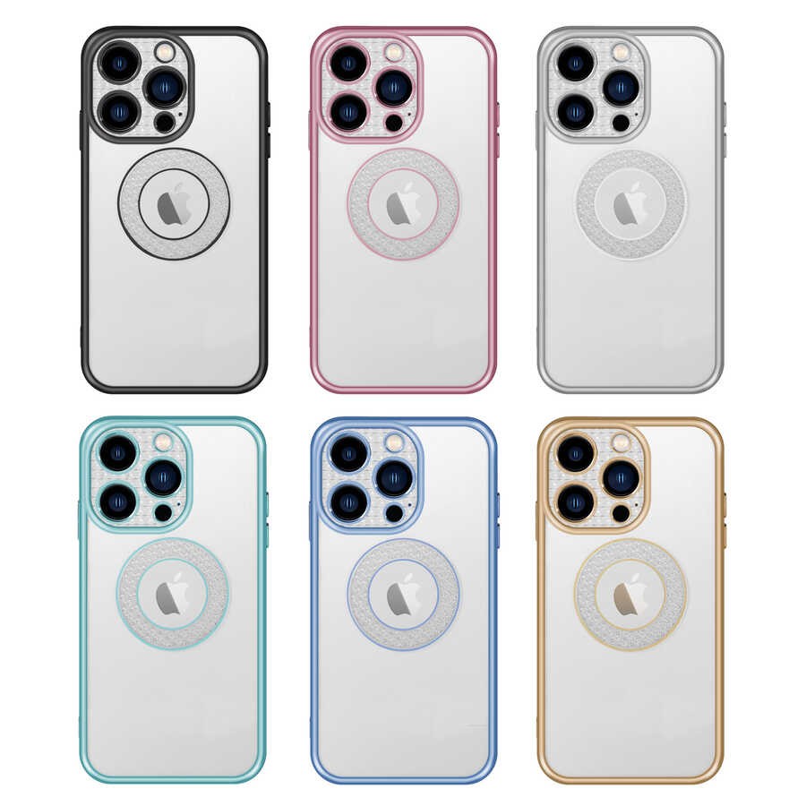 iPhone 13 Pro Kamera Korumalı Logo Gösteren Zore Esta