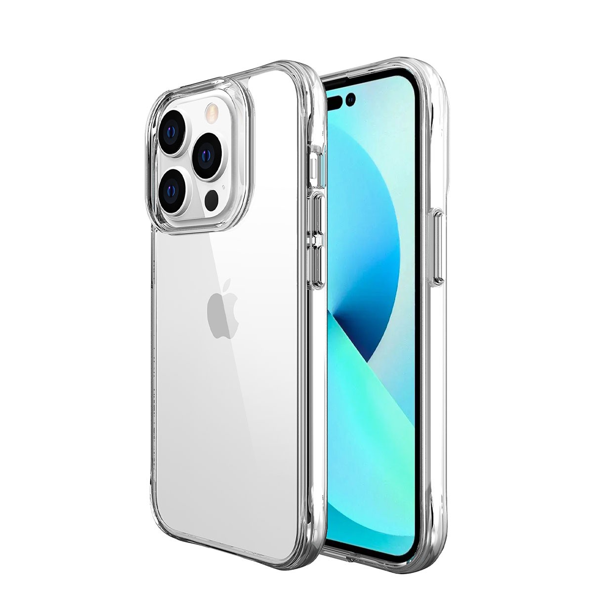 iPhone 14 Pro Max Uyumlu Zore Şeffaf Ultra İnce Airbag Tasarımlı Okka Kılıf
