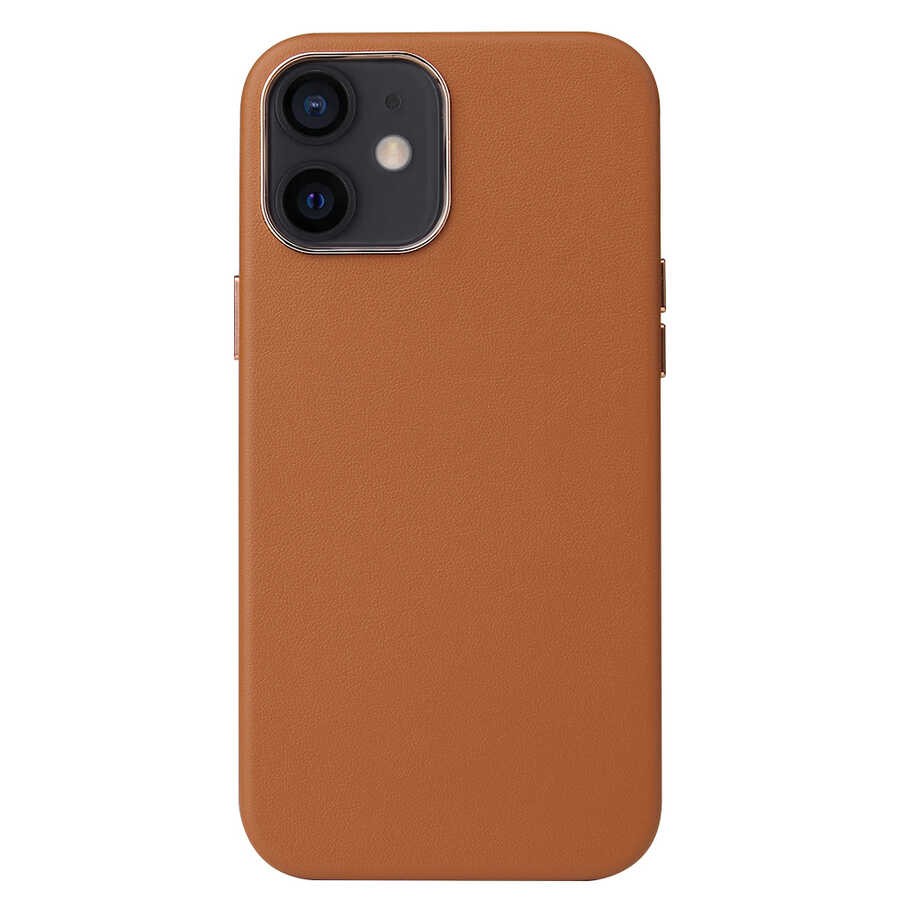 iPhone 12 Zore Leathersafe Wireless Kapak
