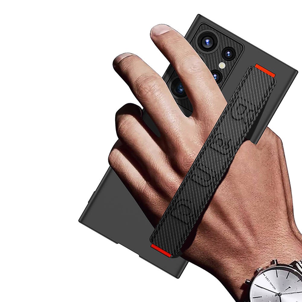 Galaxy S24 Ultra Standlı El Tutacaklı Zore Band