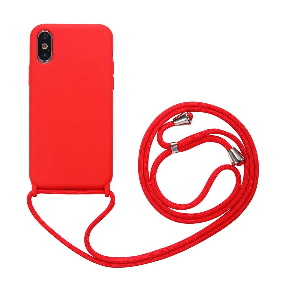 iPhone XS 6.5 Boyun Askılı Lansman Kılıf (Seyahat-Gezi)