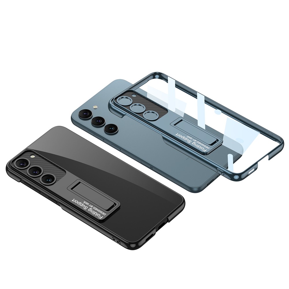 Galaxy S23 Plus Kamera Korumalı Şeffaf Tasarımlı Zore Lego Standlı