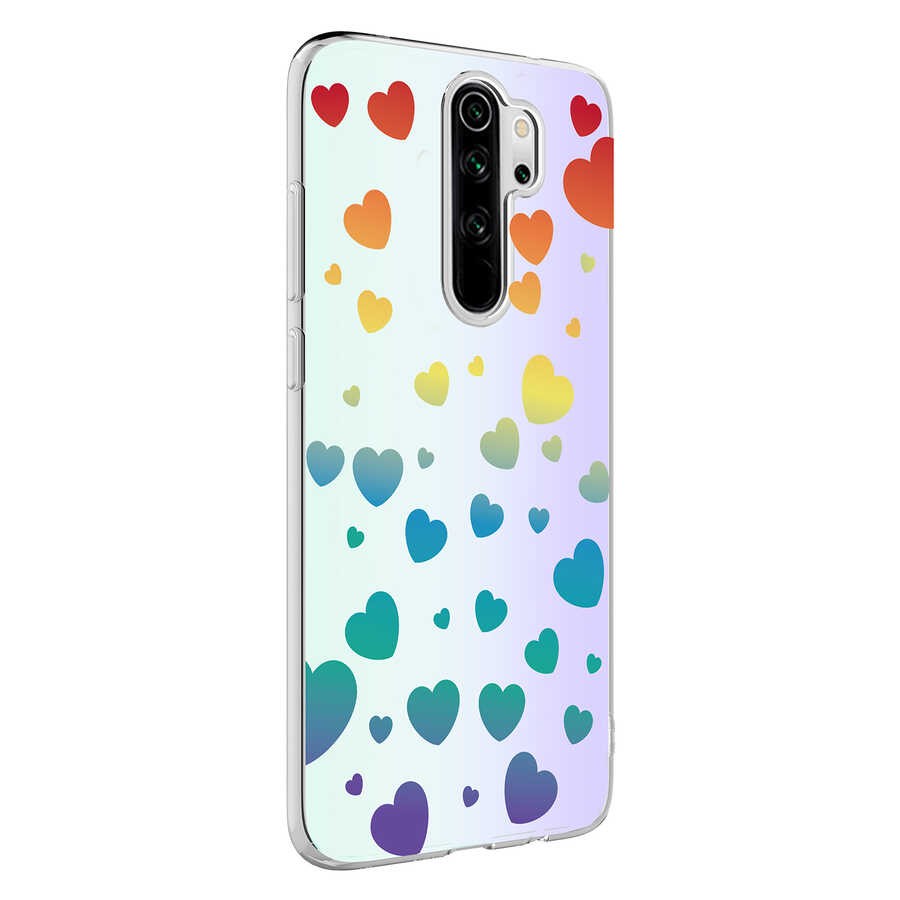 Xiaomi Redmi Note 8 Pro Zore M-Blue Desenli Kılıf