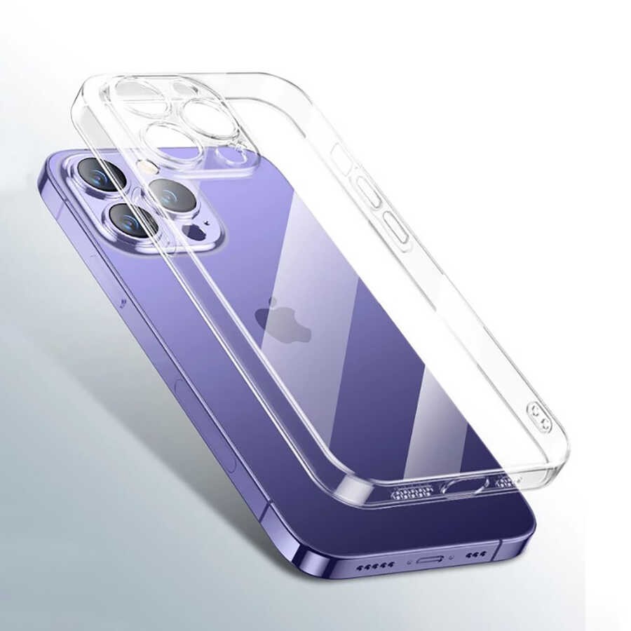 iPhone 14 Pro Uyumlu Max Şeffaf Sert PC Zore Vayt Kılıf