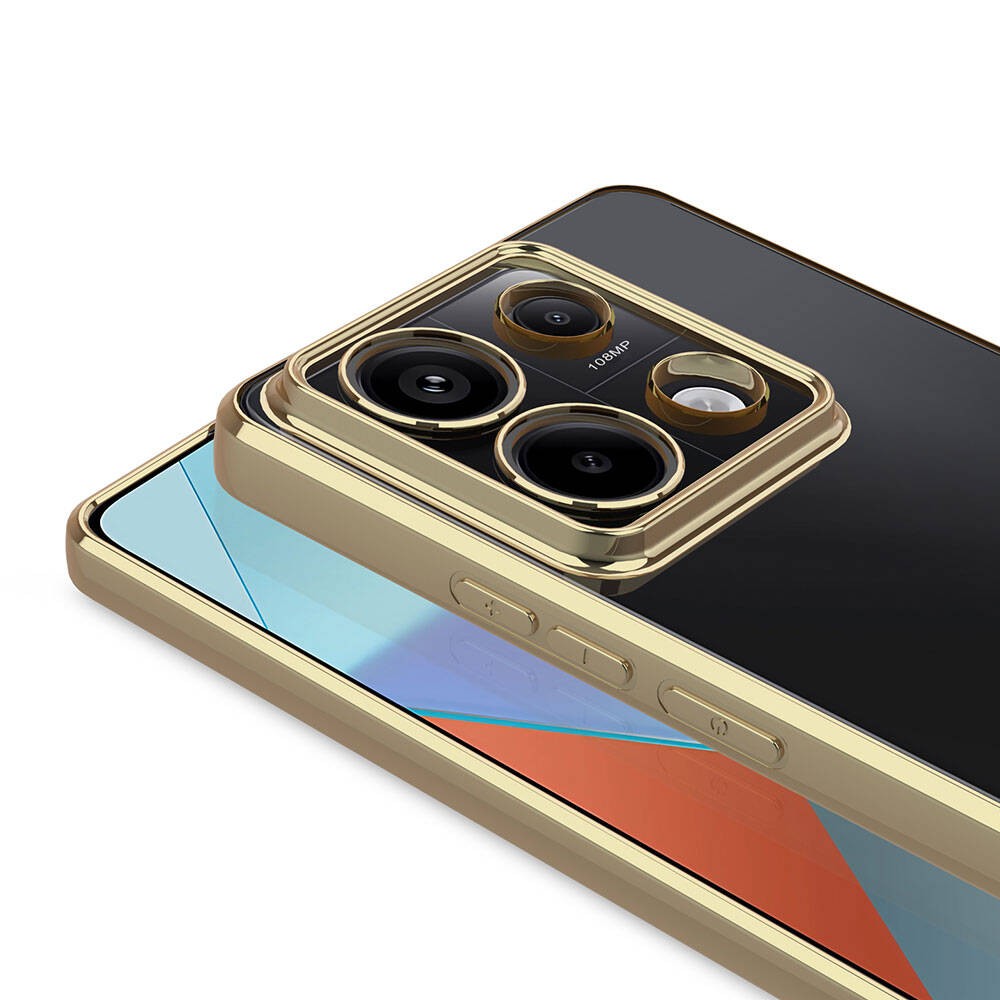 Xiaomi Redmi Note 13 4G Kamera Korumalı Logo Gösteren Zore Omega Kılıf