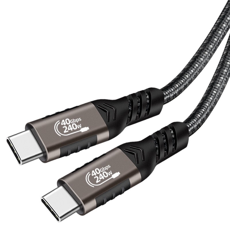 Zore QG01 Type-C to Type-C USB4 PD Data Cable 240W 40Gbps 8K@60Hz 1 Meter