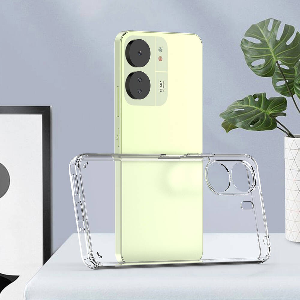 Poco C65 Case Zore Transparent Cover