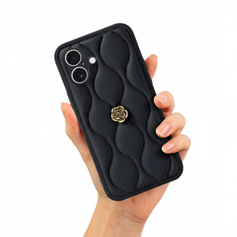 iPhone 16 Uyumlu Zebana Camellia Kılıf