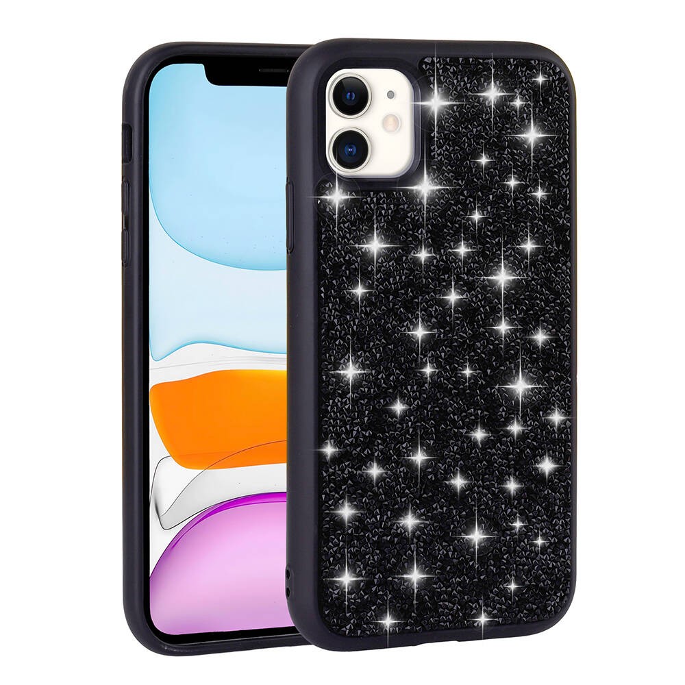 iPhone 11 Parlak Taşlı Tasarım Zore Pırlanta