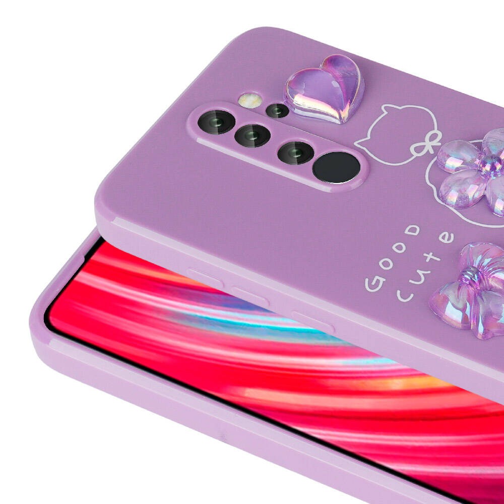 Xiaomi Redmi Note 8 Pro Kabartma Figürlü Parlak Zore Toys Silikon Kılıf