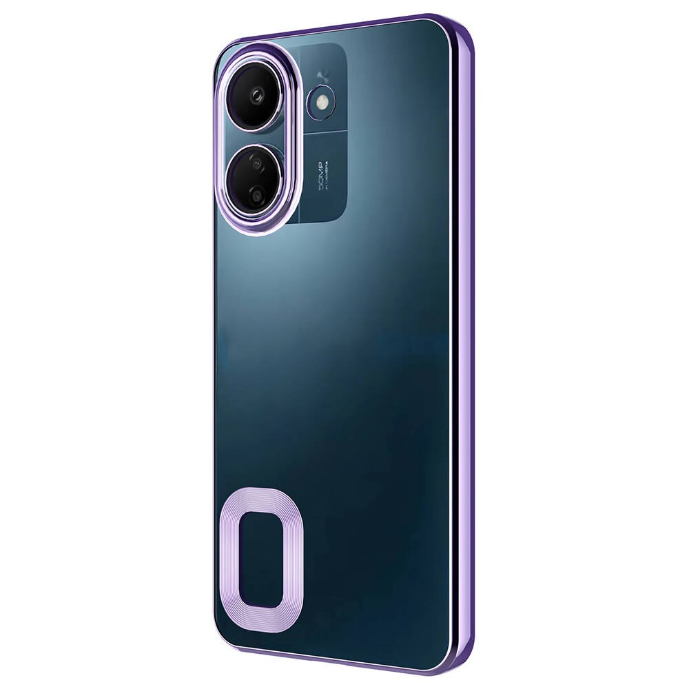 Xiaomi Poco C65 Kamera Korumalı Logo Gösteren Zore Omega Kılıf