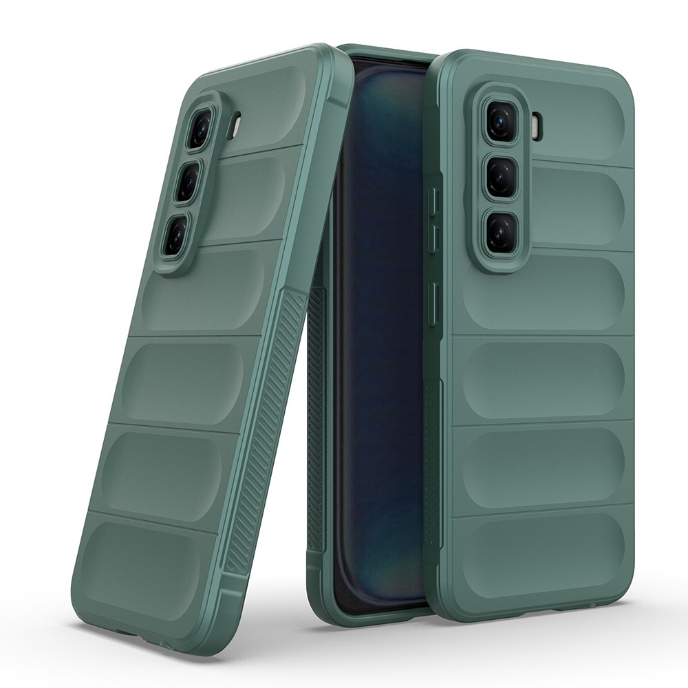 İnfinix Hot 50 Pro 4G Kılıf Esnek TPU Oyuklu Arka Yüzey Tasarımlı Zore Etnik Silikon Kapak