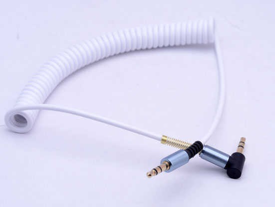 Spring Spiral Aux Cable Coiled Aux Cable