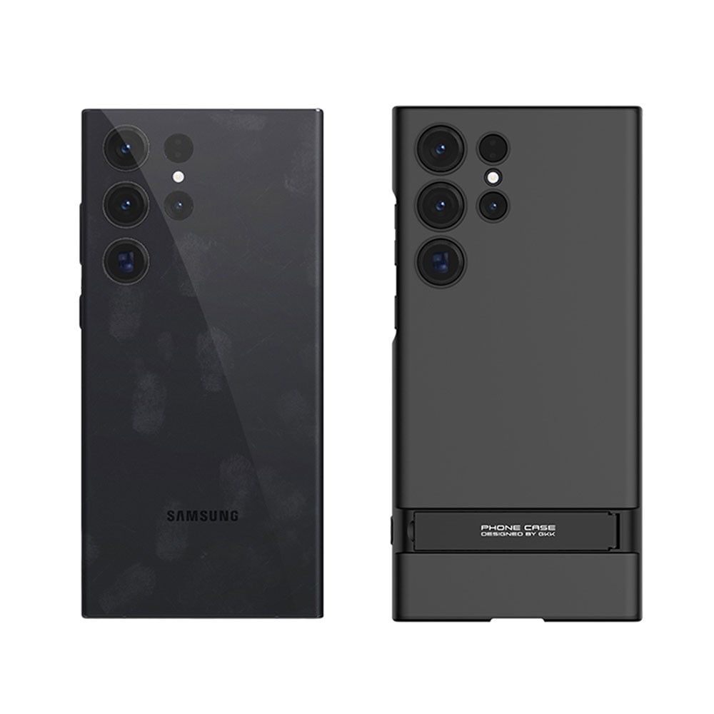 Galaxy S23 Ultra Zore Kamera Korumalı Dikey Standlı Ays Kılıf