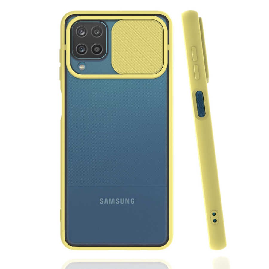 Galaxy A12 Kılıf Zore Lensi Kılıf