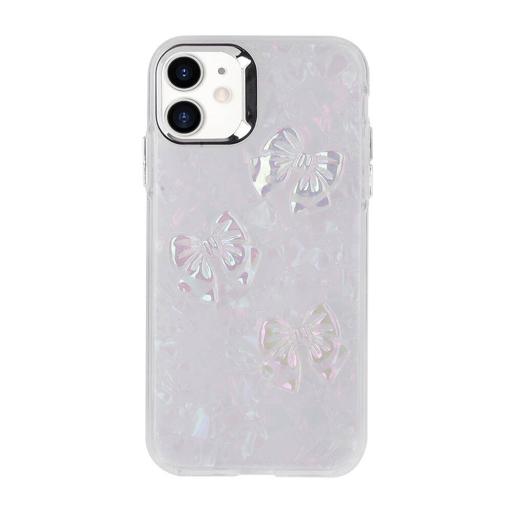 iPhone 11 Kabartma Figürlü Parlak Zore Eralli Silikon