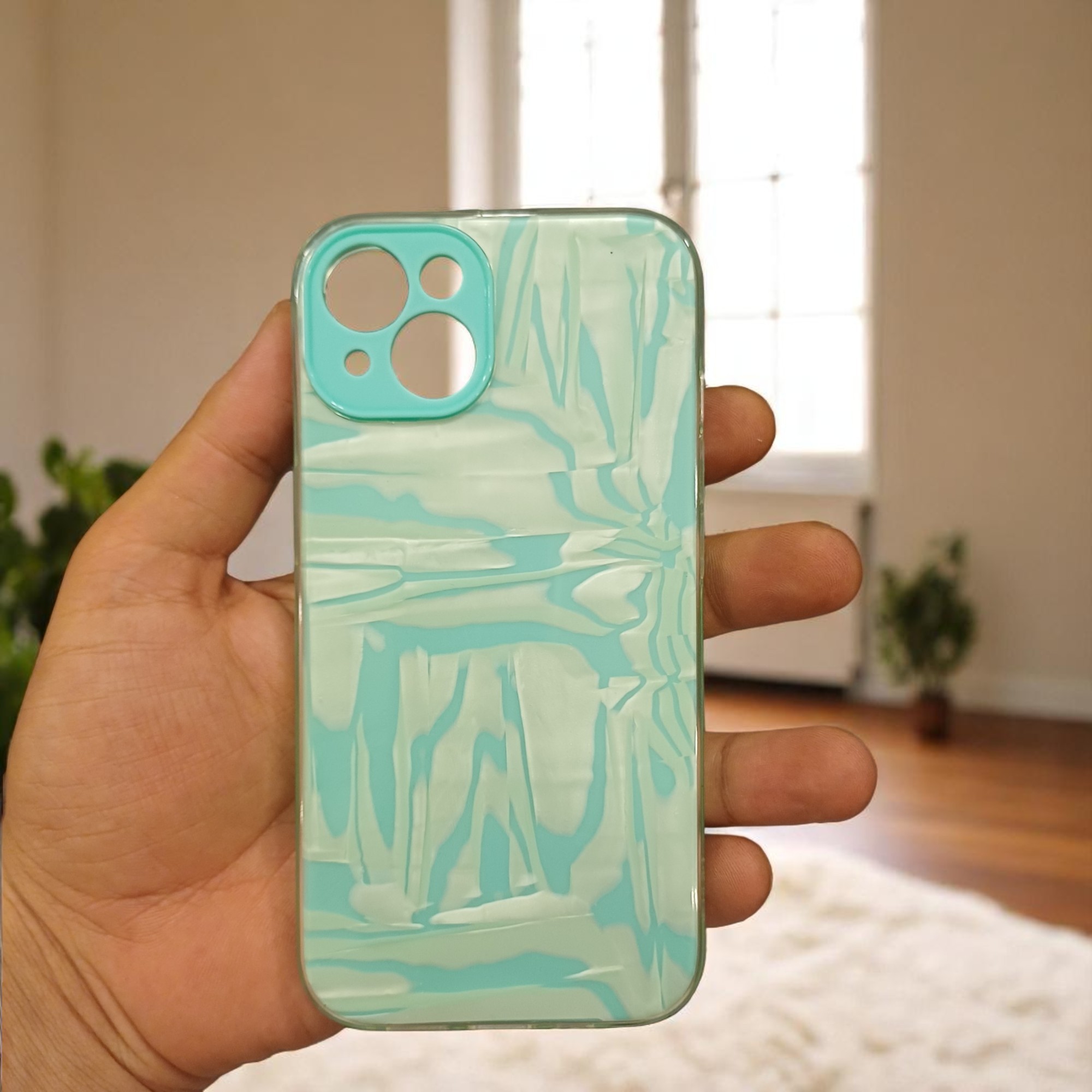 iPhone 13 Uyumlu Kamera Korumalı Silikon Kılıf(çıkarılabilir desen katmanı)