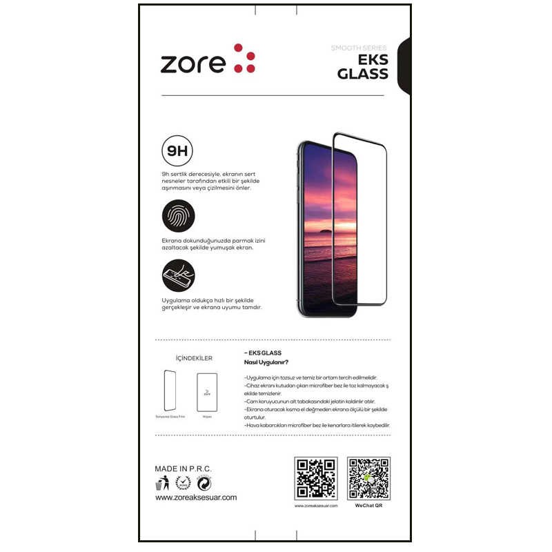 iPhone SE 2022 Zore EKS Cam Ekran Koruyucu