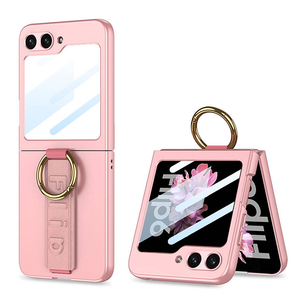 Galaxy Z Flip 6 Kamera Korumalı Yüzüklü Zore Flip Ring Kıpta