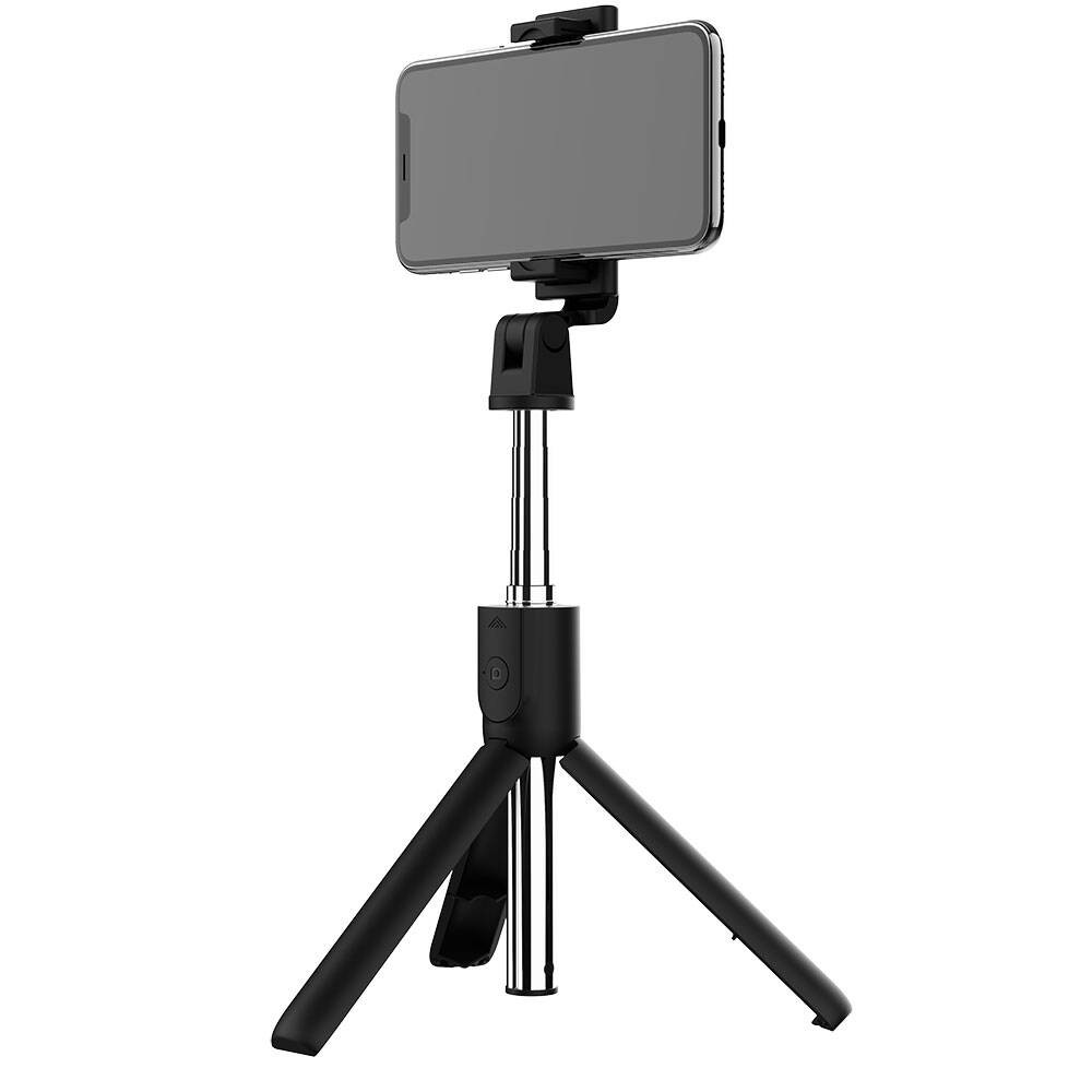 Zore S05 Bluetooth Selfie Özellikli Çok Fonksiyonlu Teleskopik Canlı Yayın Tripod Selfie Çubuğu