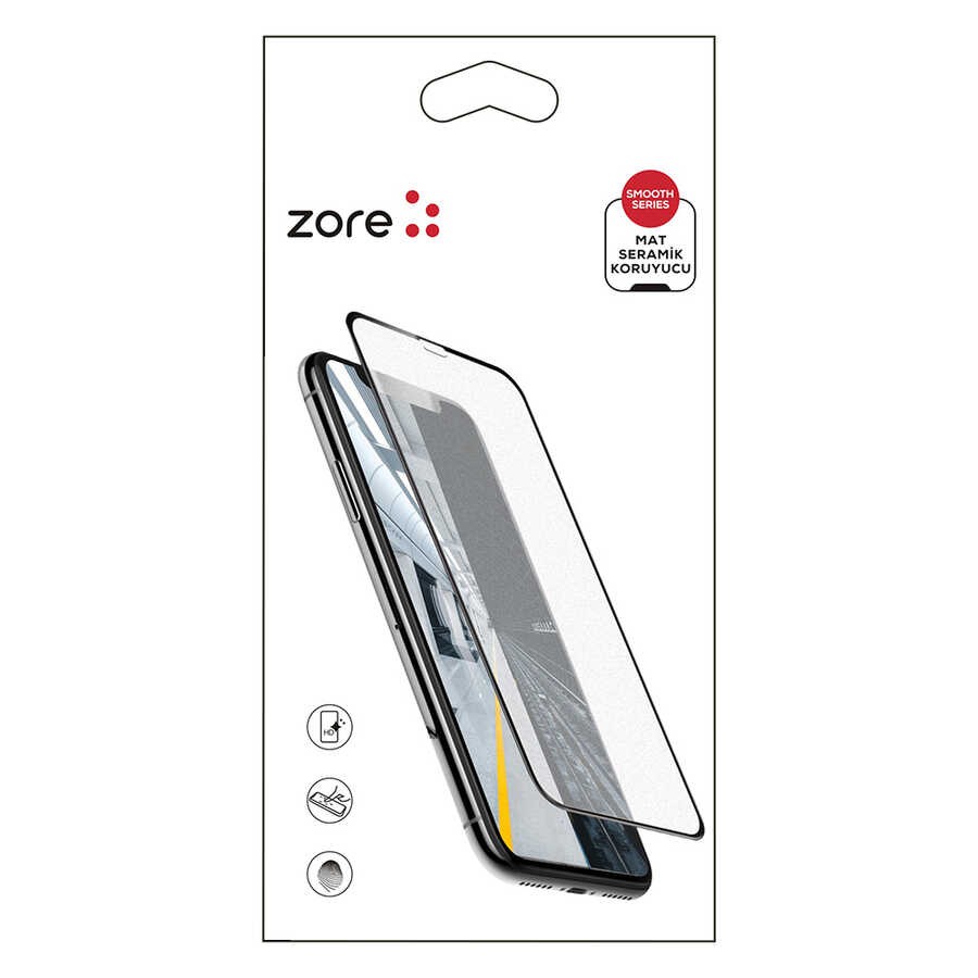 iPhone SE 2022 Zore Mat Seramik Ekran Koruyucu