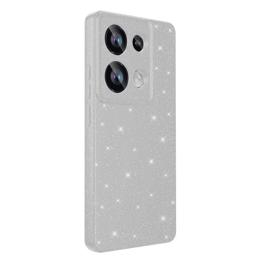 Xiaomi Redmi Note 13 Pro 4G Kamera Korumalı Simli Lüks Zore Koton Kılıf