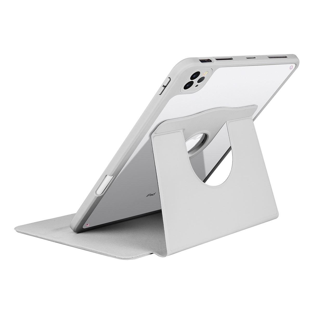 iPad Air 10.9 2022 (5.Nesil)  Zore Termik Kalem Bölmeli Dönebilen Standlı