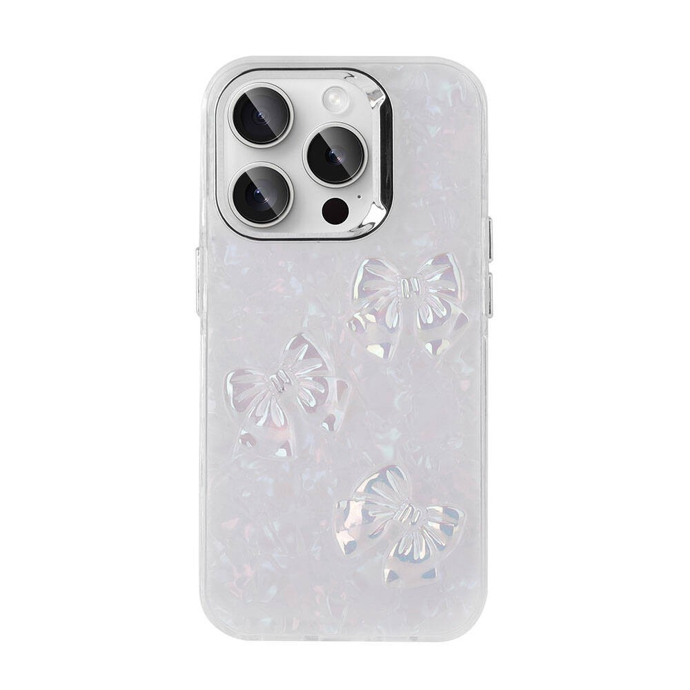 iPhone 15 Pro Max Kabartma Figürlü Parlak Zore Eralli Silikon