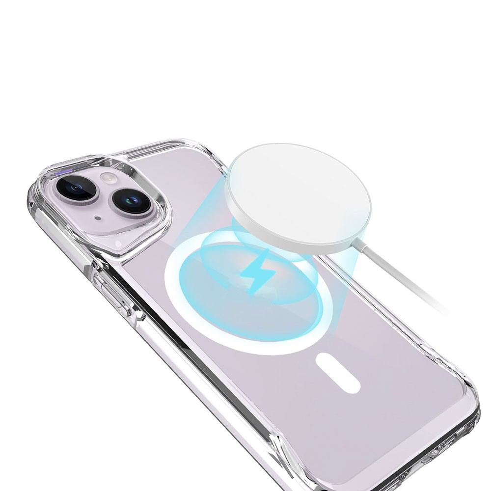 iPhone 15 Plus Kılıf Zore Magsafe Şarj Özellikli T-Max Magsafe Kılıf