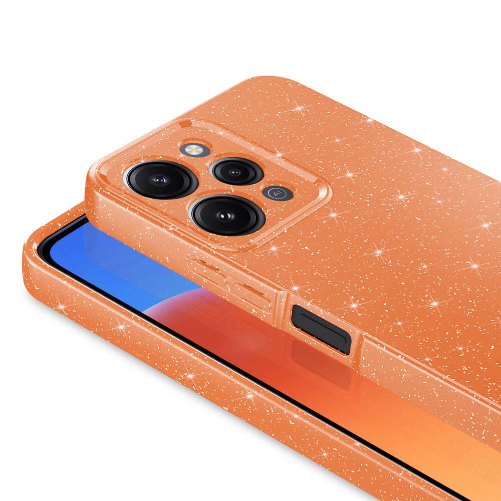 Xiaomi Redmi 12 Kamera Korumalı Simli Lüks Zore Koton Kılıf