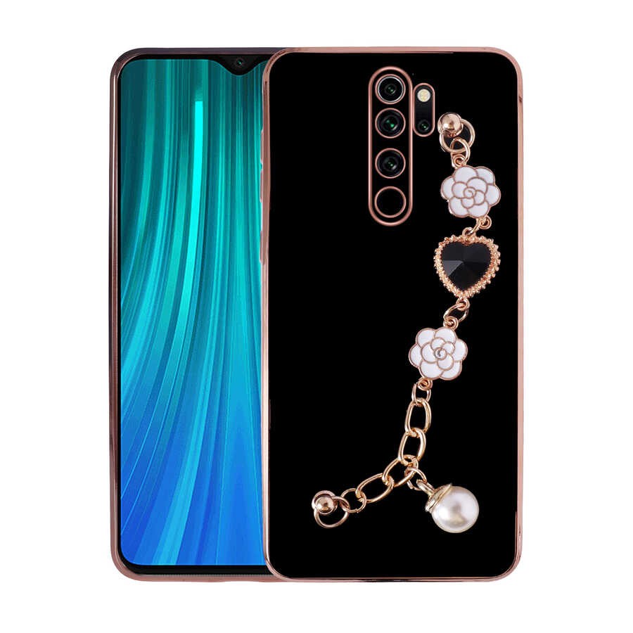 Xiaomi Redmi Note 8 Pro El Tutamaçlı Kamera Korumalı Zore Taka Silikon Kılıf