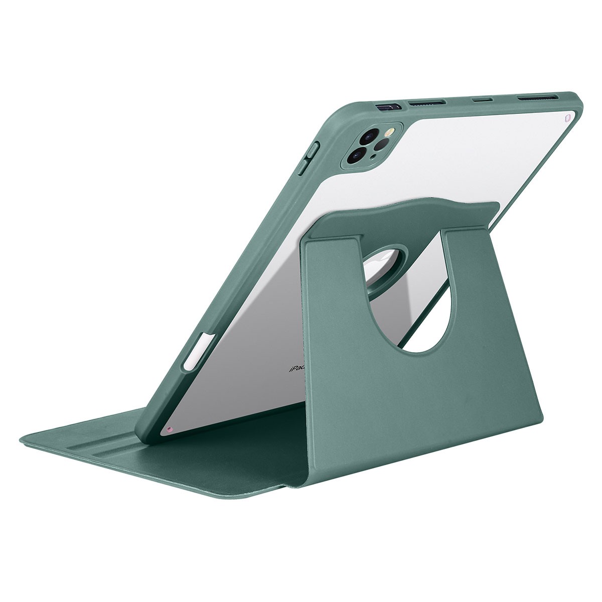 iPad Air 11 2024  Zore Termik Kalem Bölmeli Dönebilen Standlı