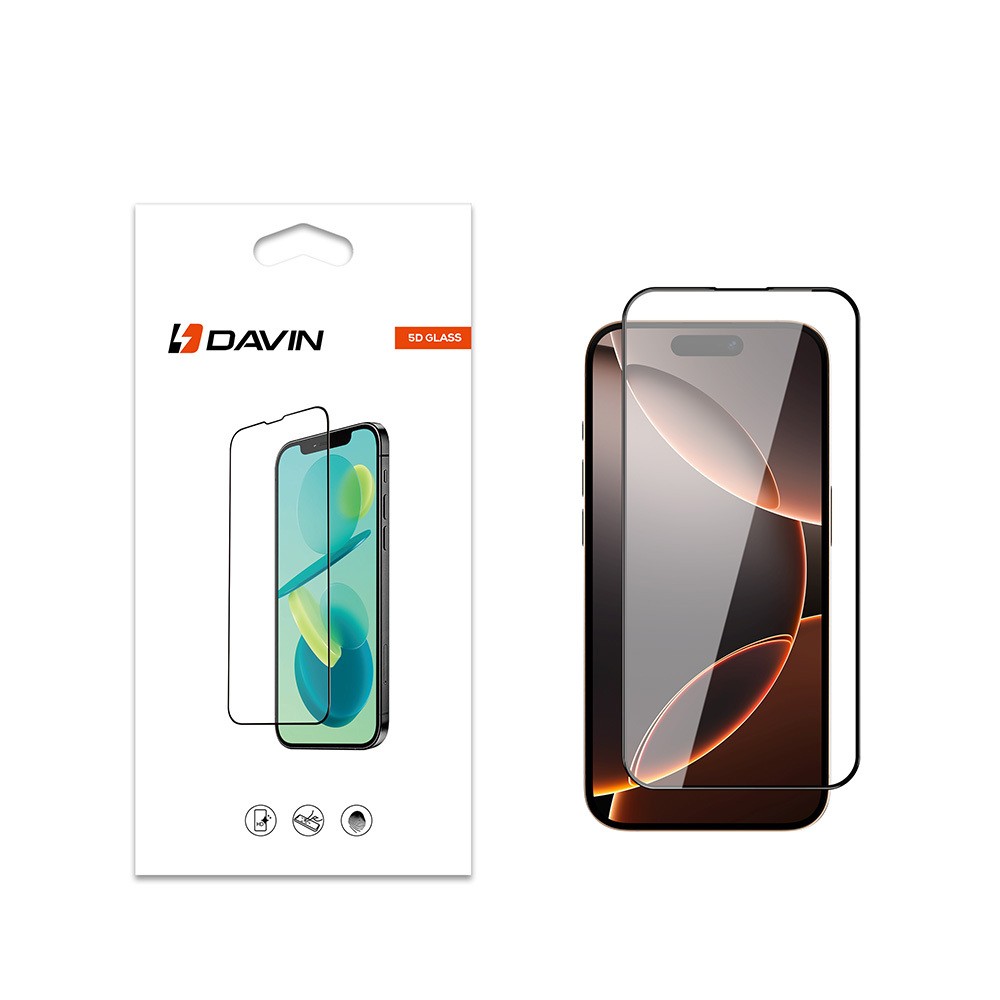 iPhone 16 Pro Max Davin 5D Cam Ekran Koruyucu