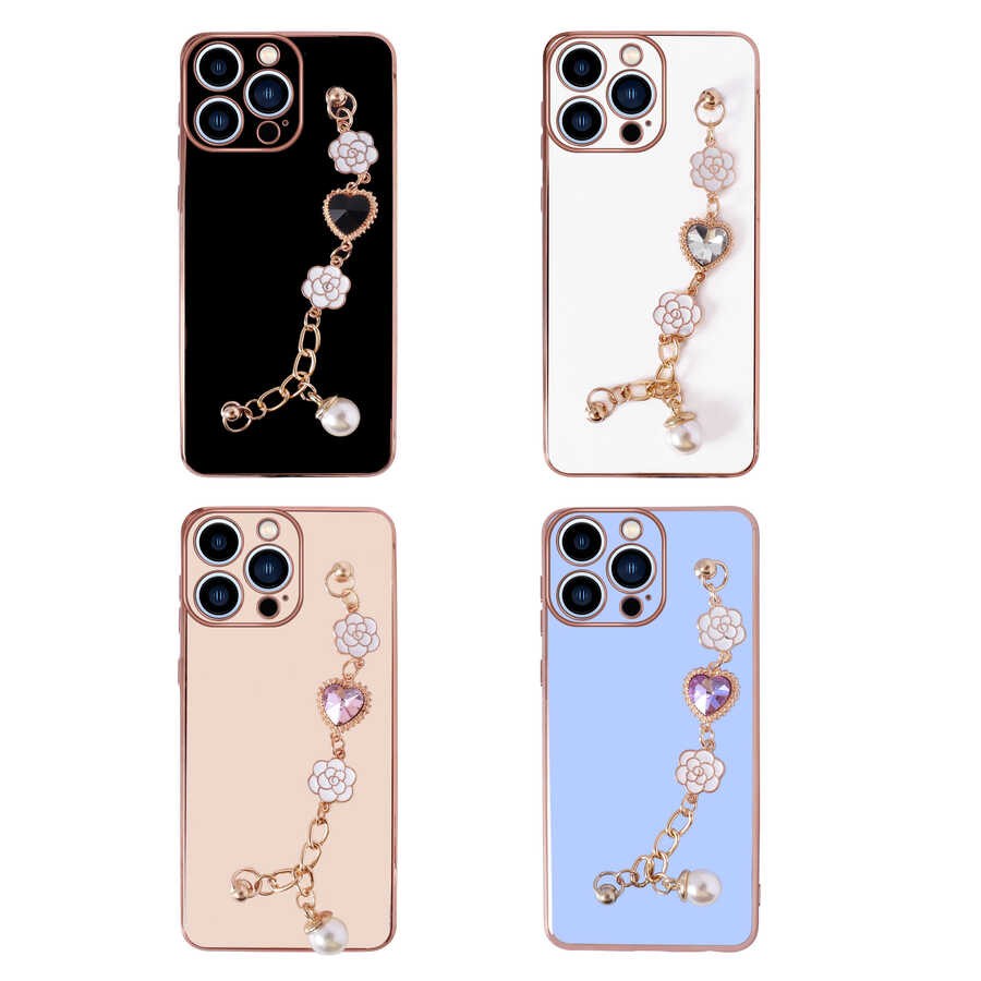 iPhone 13 Pro El Tutamaçlı Kamera Korumalı Zore Taka Silikon Kılıf