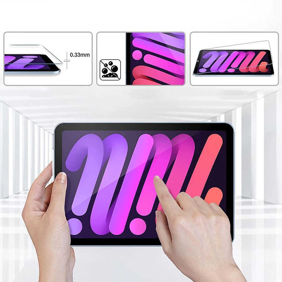 iPad Pro 11 2020 (2.Nesil) Zore 5in1 Tablet Temperli Cam Ekran Koruyucu